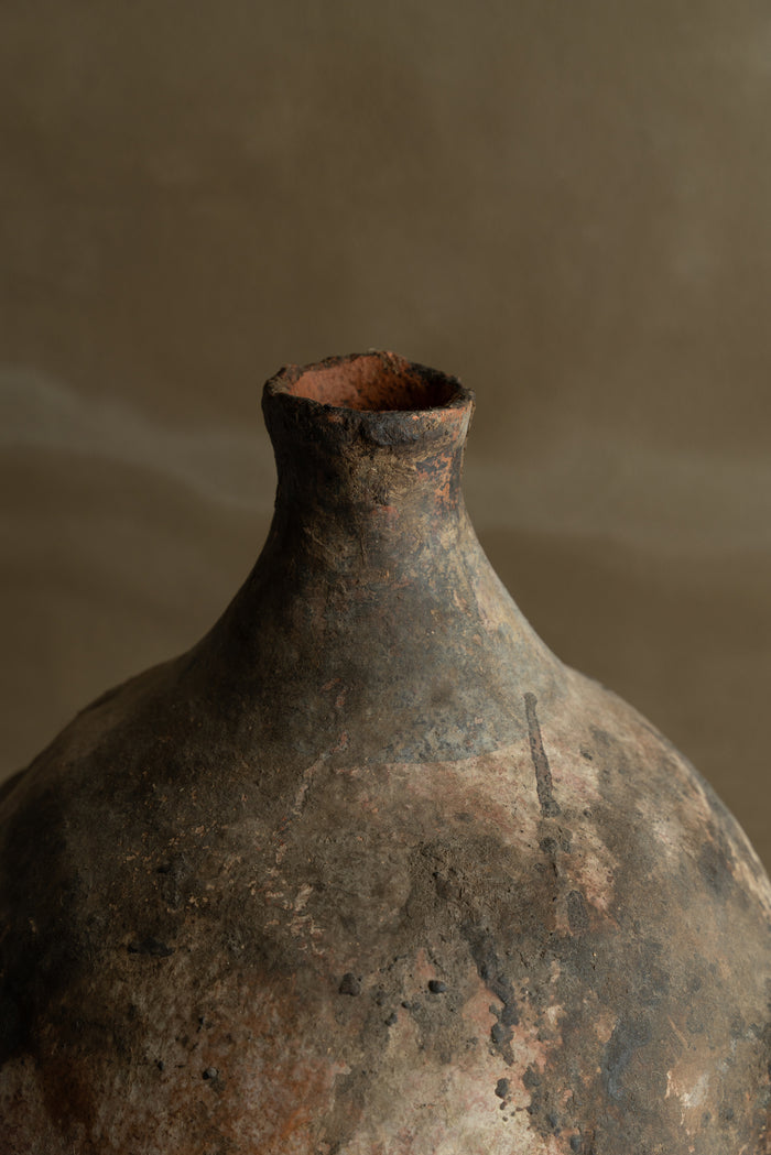 Old earthenware jug