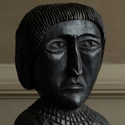 Wooden bust